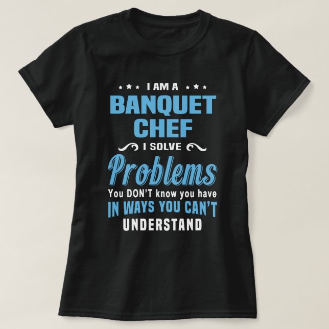 Camiseta Chef de Banquet (Frente do Design)