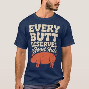 Camiseta Chef de Churrasco Engraçado Todo Bumbum Merece Uma