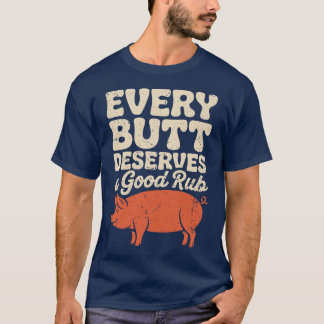 Camiseta Chef de Churrasco Engraçado Todo Bumbum Merece Uma