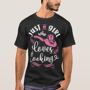 Camiseta Chef de cozinha da cozinhar Cook Girl