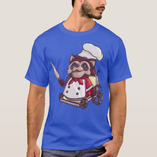 Camiseta Chef de cozinha de cadeira de rodas sobreaquecido
