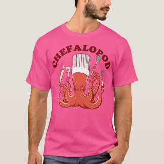 Camiseta Chef de Cozinha Octopus Octopus