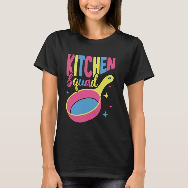 Camiseta Chef de cozinha sofisticado LGBTQ Cozinha do Quadr (Frente)