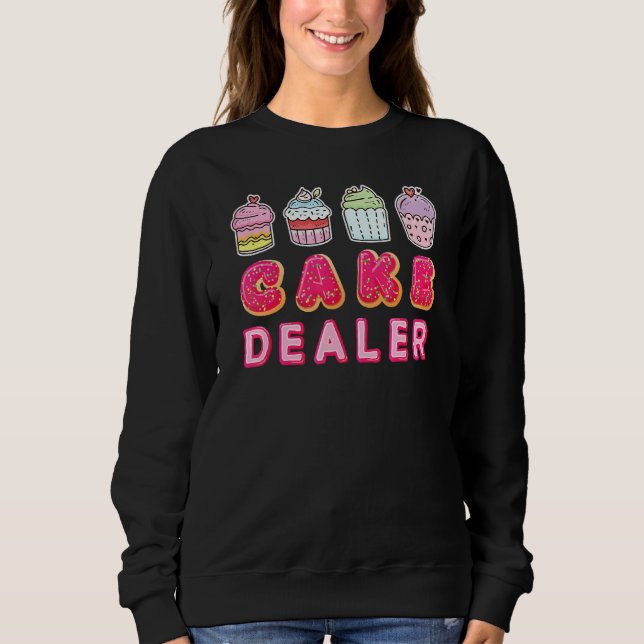 Camiseta Chef de Cupcake de Dealer de Bolo (Frente)