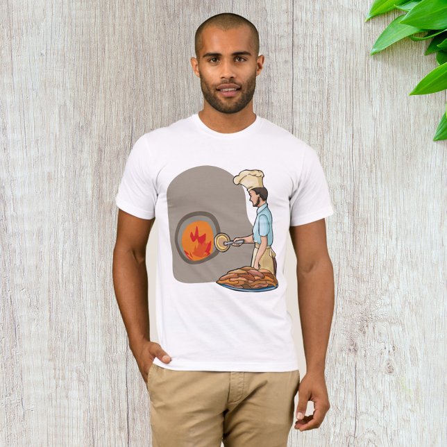 Camiseta Chef de Forno de Pizza a Lenha (Criador carregado)
