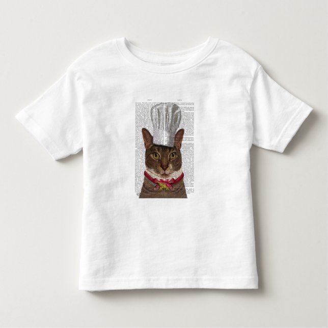 Camiseta Chef de Gato (Frente)