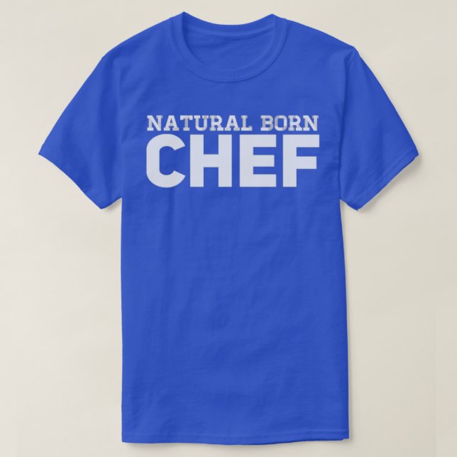 Camiseta Chef de Nascer natural (Frente do Design)