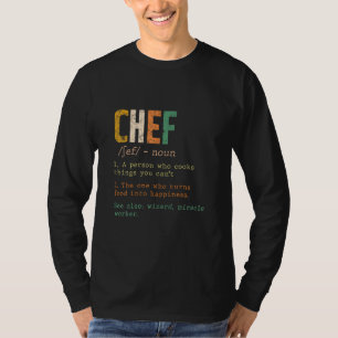 Camiseta Chef é uma pessoa que cozinha coisas que você não 