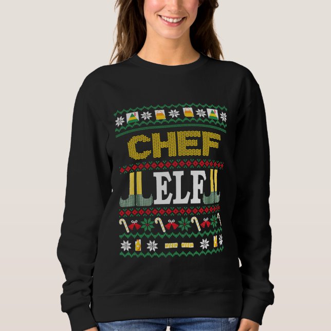 Camiseta Chef Elf Christmas (Frente)