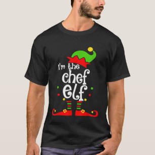 Camiseta Chef Elf Figuras de Natal Mãe Pai Xmas