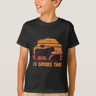 Camiseta Chef Engraçado De Churrasco Fumou Aquele Barbecue