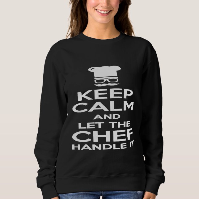 Camiseta Chef Fique Calmo E Deixe O Chef Lidar Com Isso (Frente)