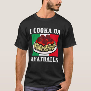 Camiseta Chef Italiano I Cooka Da Meatball Itália