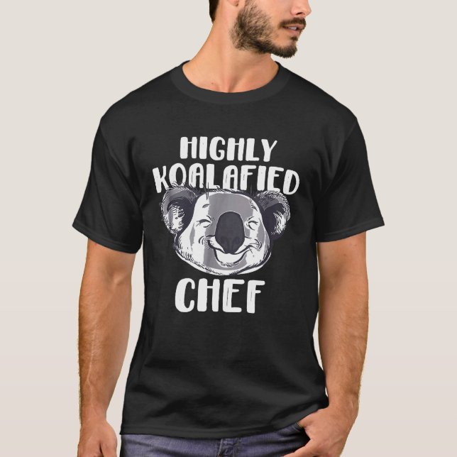 Camiseta Chef Koala Bear Shirt Para Mulheres (Frente)