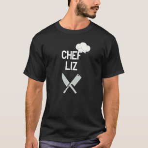 Camiseta Chef Liz - presentes de culinária para homens ou m