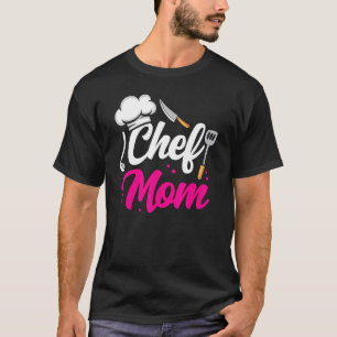Camiseta Chef Mãe cozinha Mamãe de Cozinhar Mãe D Mãe