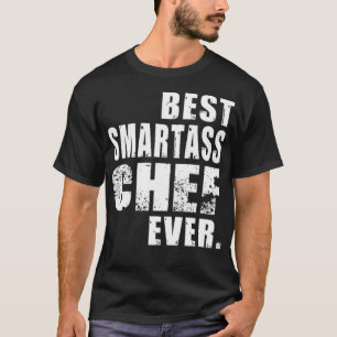 Camiseta Chef Melhor Smartass Chef zoo aniversariante dopa