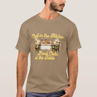 Camiseta Chef na Cozinha Crítico de Alimentos na theable gi