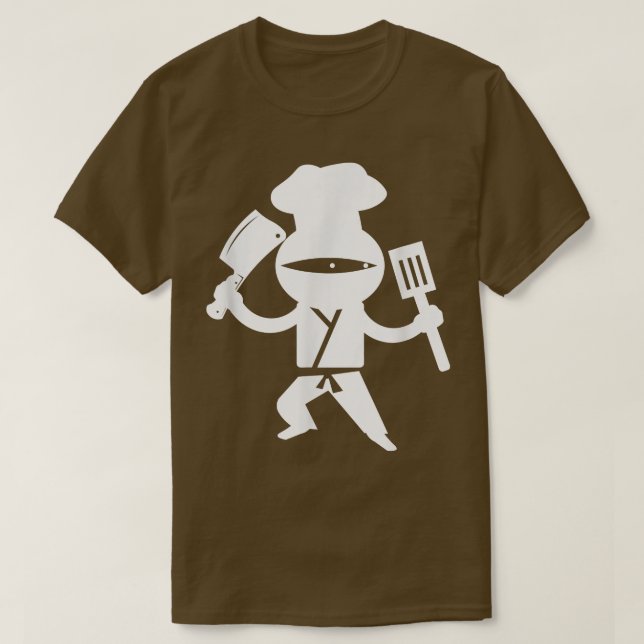 Camiseta Chef Ninja Kitchen Restaurante Baking Cozinhar Lov (Frente do Design)