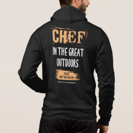Camiseta Chef no excelente ao ar livre. Cozinha Ideia do Pr