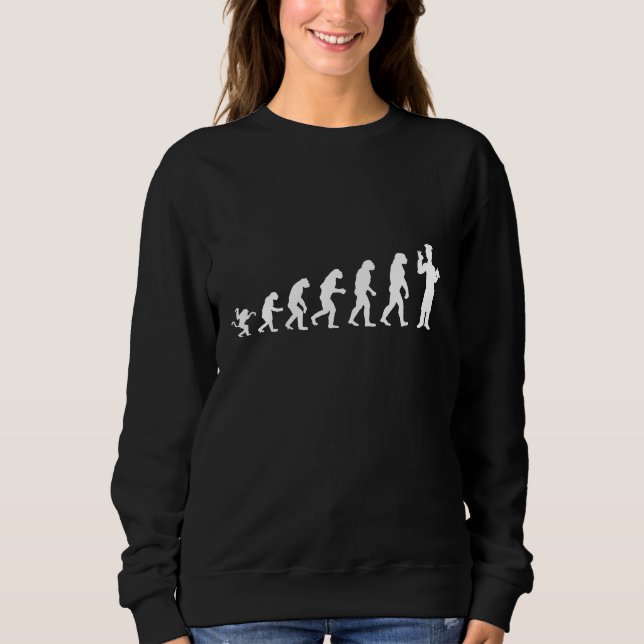 Camiseta Chef Para Comida De Cozinhar De Evolução De Chef H (Frente)