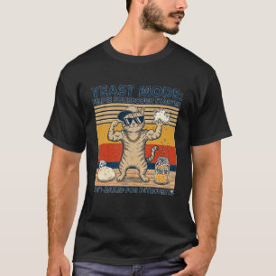 Camiseta Chef Patas Gato Amante de Croissant Senhor Meow Mo