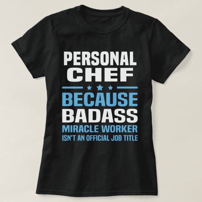 Camiseta Chef Pessoal (Frente do Design)