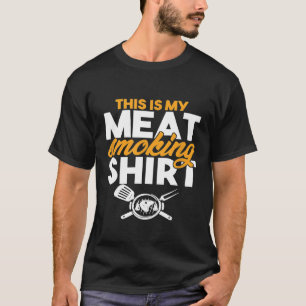 Camiseta Chef - Presente de fumante de carne cozinheira de