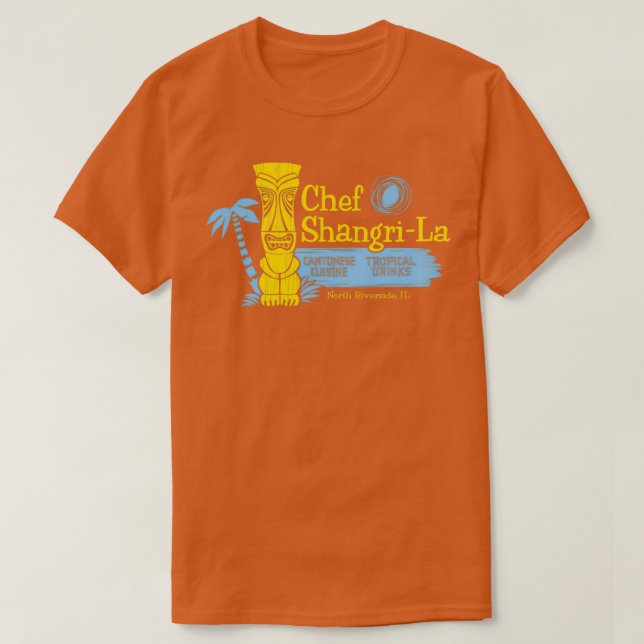 Camiseta Chef ShangriLa (Frente do Design)