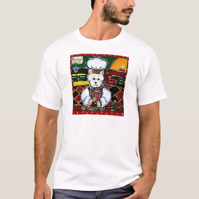 Camiseta Chef Westie (Frente)