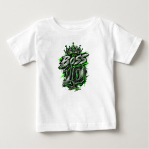 Camiseta Chefe 10 – Gráfico Streetwear Neon Verde