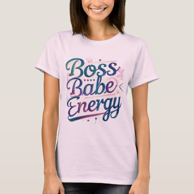 Camiseta Chefe Babe Energy Tee (Frente)