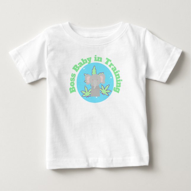 Camiseta Chefe Baby em Treinamento (Frente)