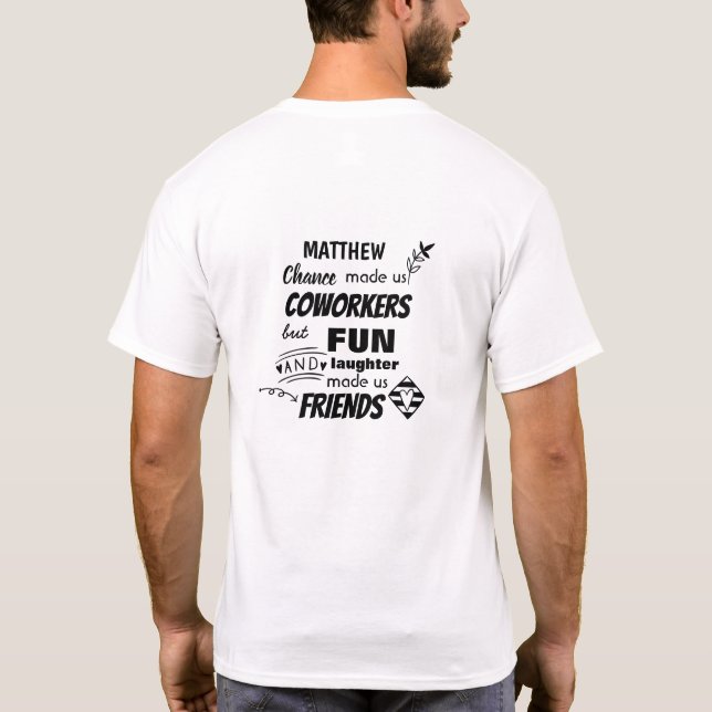 Camiseta Chefe Colaborador de Adeus - somos Amigos Personal (Verso)
