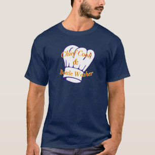 Camiseta Chefe Cook & Garrafa