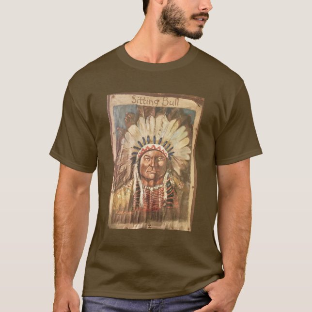 Camiseta Chefe da Bull Indian (Frente)