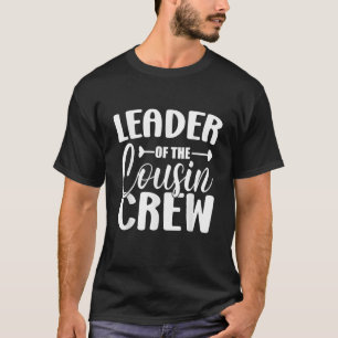 Camiseta Chefe Da Tripulação Da Prima Da Criança Da Tripula