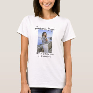 Camiseta Chefe de administração da dona de negócios Chefe I