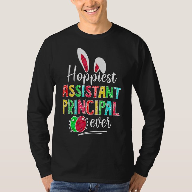 Camiseta Chefe De Assistente Mais Hoppiest Alguma Vez Coelh (Frente)