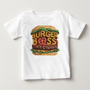 Camiseta chefe de hambúrguer