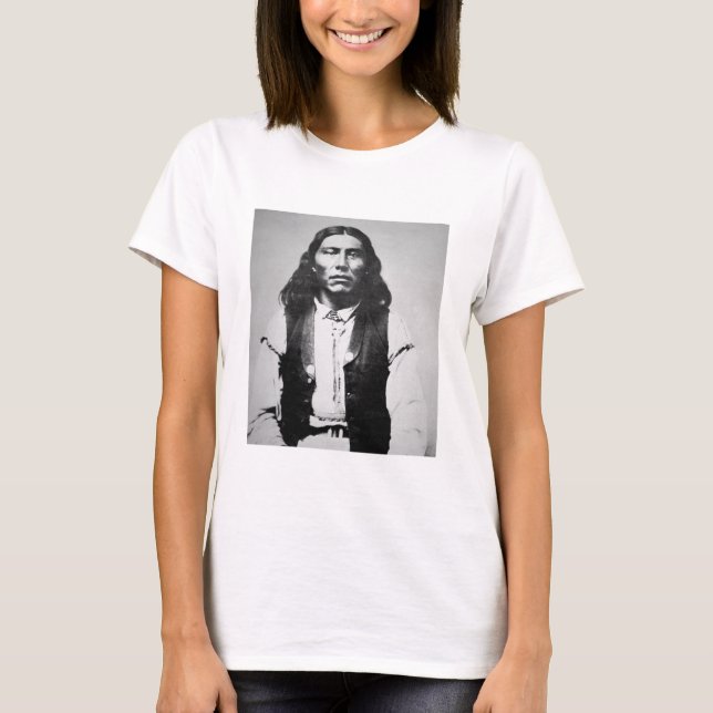 Camiseta Chefe de Naiche (d.1874) dos apaches de Chiricahua (Frente)