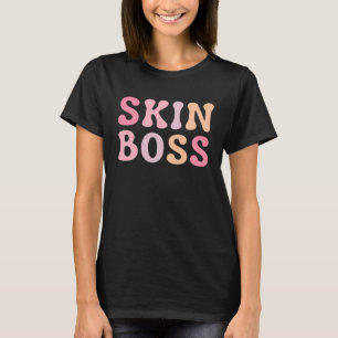 Camiseta Chefe de Pele Licenciado por Estheticista Assistên
