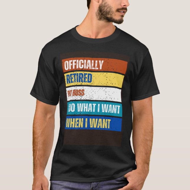 Camiseta Chefe de Poço aposentado aposentado chefe de poço  (Frente)