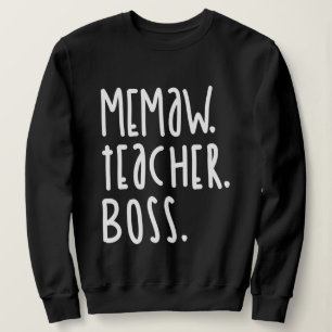Camiseta Chefe de Professora de Memória das Mulheres Mamã