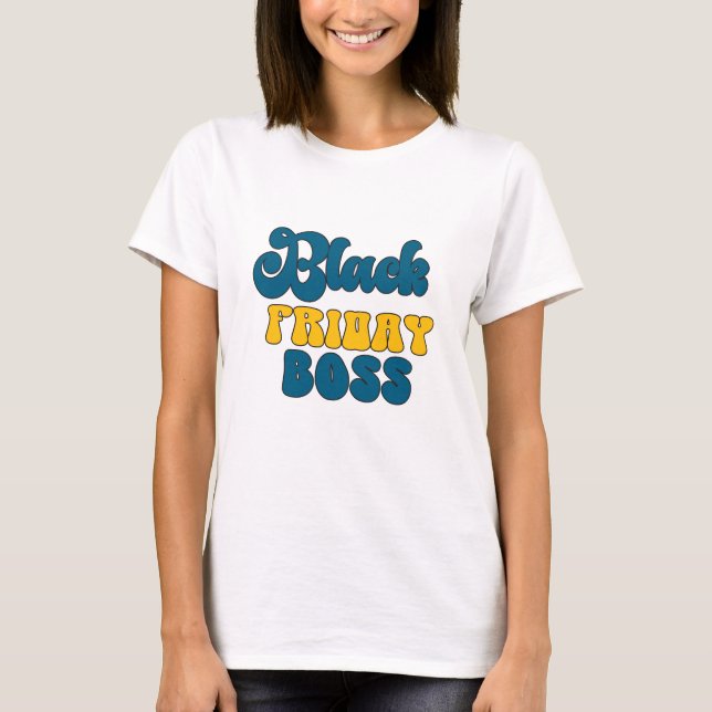 Camiseta Chefe de Sexta-Feira Negra (Frente)