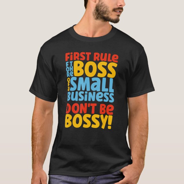 Camiseta Chefe De Um Empresário Empresário Empresário Propr (Frente)