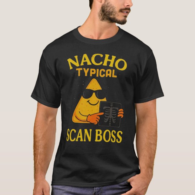 Camiseta Chefe de Varredura Nacho Típico (Frente)