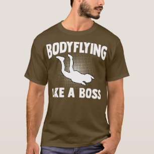 Camiseta Chefe De Voo De Porte Para O Interior Do Skydiving