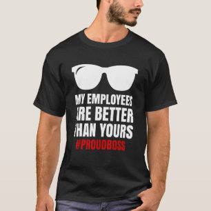 Camiseta Chefe Dia do Serviço de Apreciação de Funcionários