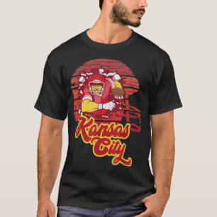 Camiseta Chefe do CHURRASCO de Capacetes Sunset, Retro de F